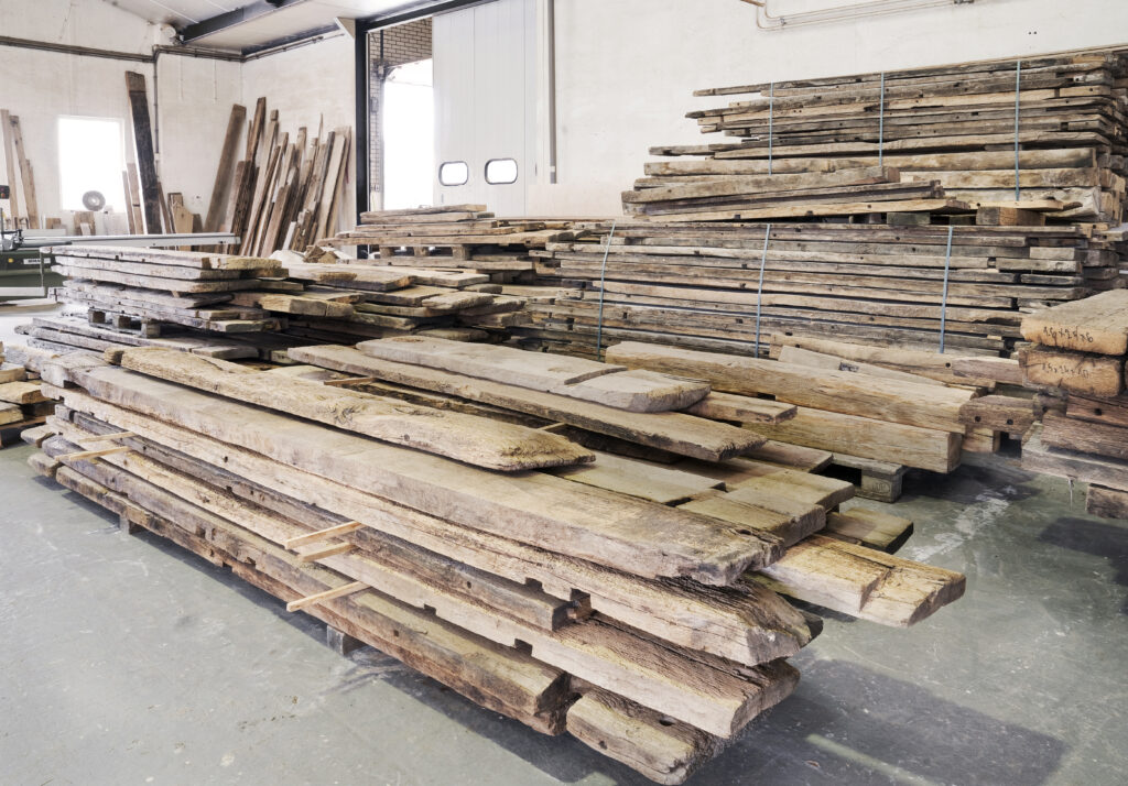 robuuste oud eiken massief gerecycled eikenhout